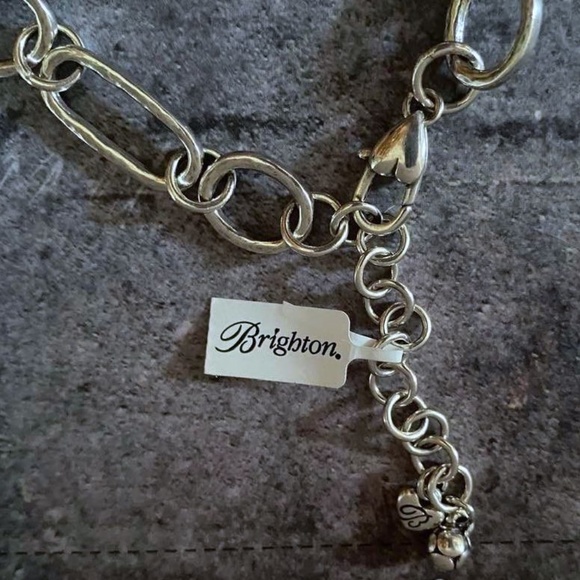 Brighton Silver Plated Pebble Link Necklace - Picture 9 of 12